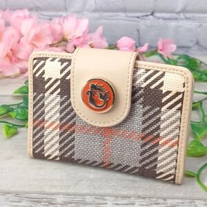 Spartina Linen/Leather Wallet